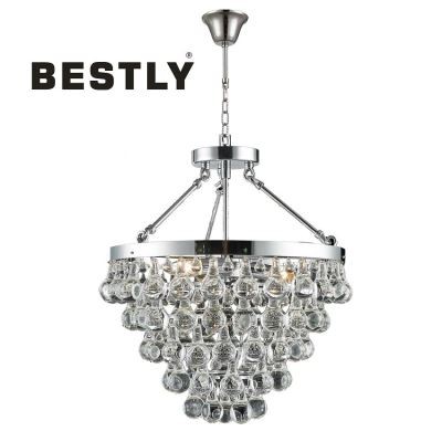 Pendellamper i moderne stil med regndråpekrystall